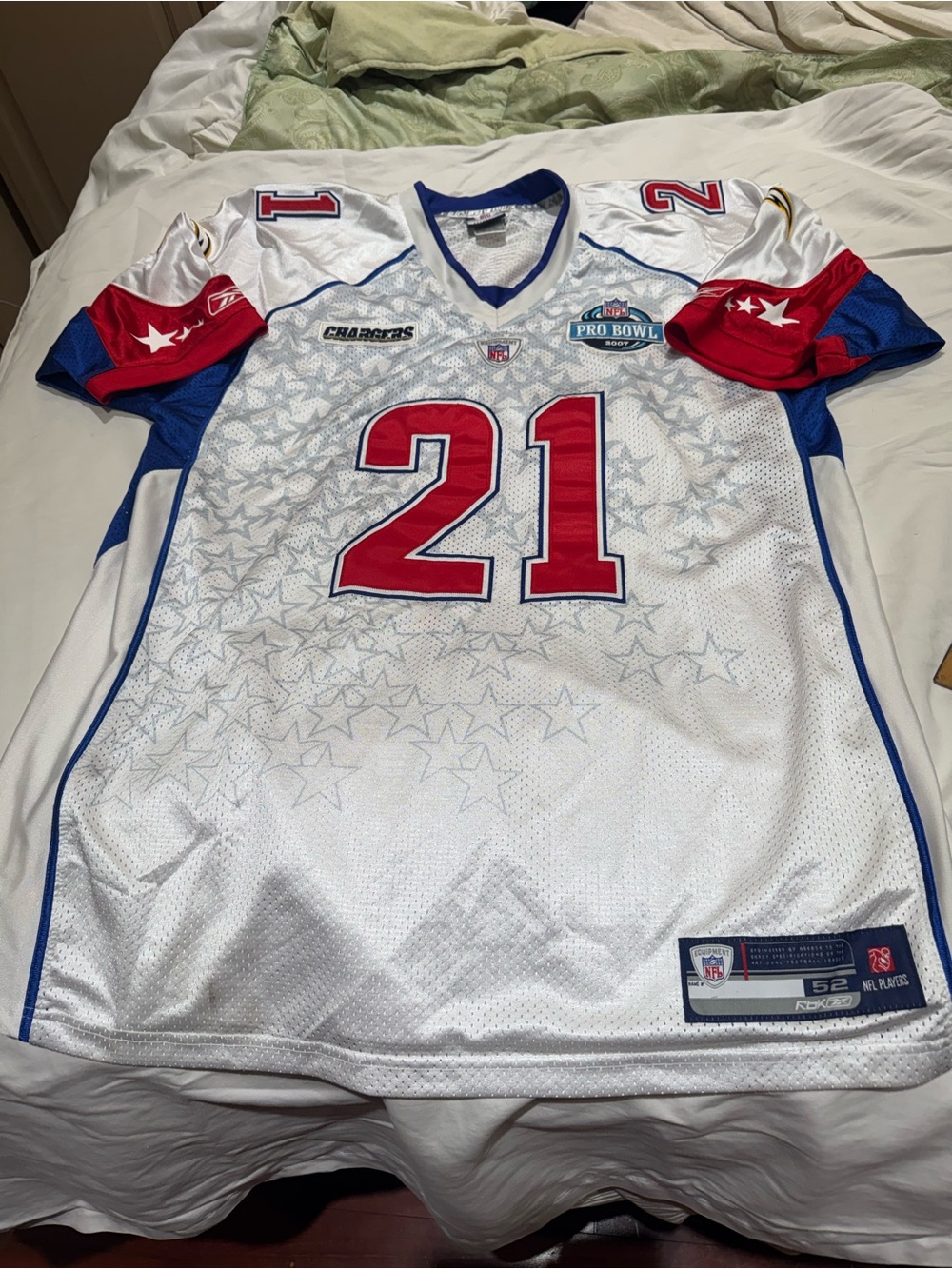 LaDainian Tomlinson #21 2007 Pro Bowl Reebok Authentic Jersey 52